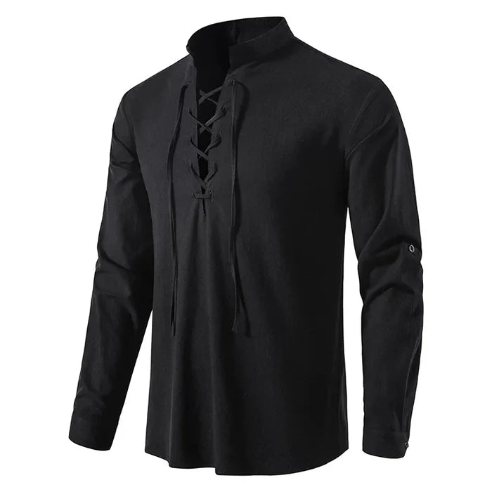 Saint Moritz Valen Heritage Shirt, men's casual button-up with plaid pattern and classic collar, shown in blue and white fabric.