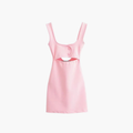 SAINT CLAIRE Soleil Mini Dress from Summer Edit featuring a lightweight, stylish design with a vibrant pattern.