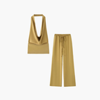 SAINT CLAIRE Capri two-piece set with a stylish top and matching shorts, perfect for casual summer wear.