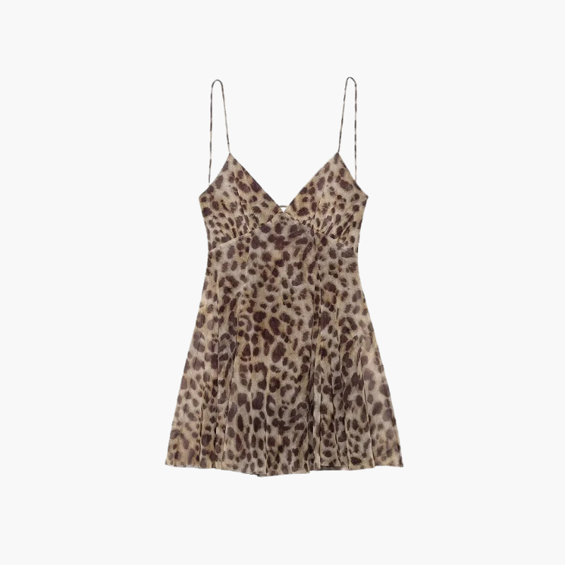 Sienna Leopard Mini Dress