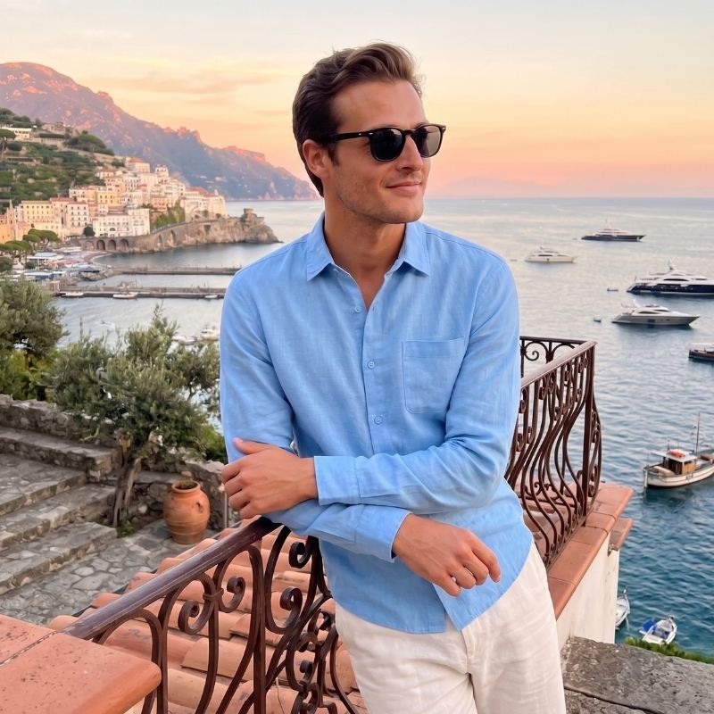Bora Bora Resort Shirt - 100% Linen