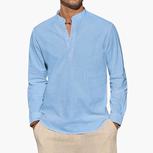 Saint Moritz Marbella stand collar shirt featuring a stylish design, button-up front, and tailored fit for a sophisticated look.