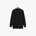 Saint Moritz 100% cashmere Kensington classic polo shirt featuring a smooth knit fabric and a classic collar design.