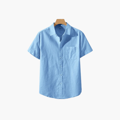 Saint Moritz Marbella stand collar shirt with button-down front and tailored fit, shown in a classic design.