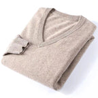 Chelsea V-Neck Sweater - 100% Cashmere