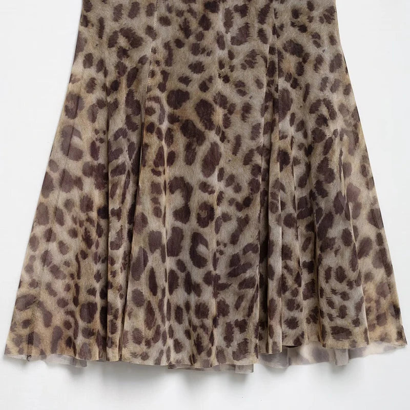 Sienna Leopard Mini Dress