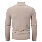 Saint Moritz Mont Blanc zip-up sweater, soft knit fabric, with a front zipper and ribbed cuffs, displayed on a neutral background.