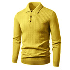 Saint Moritz Oxford Classic Sweater in navy, featuring a crew neck and ribbed cuffs, displayed on a neutral background.