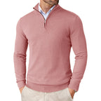 Saint Moritz Essential Winter Pullover in cozy knit, featuring a classic design and ribbed cuffs, ideal for cold weather.
