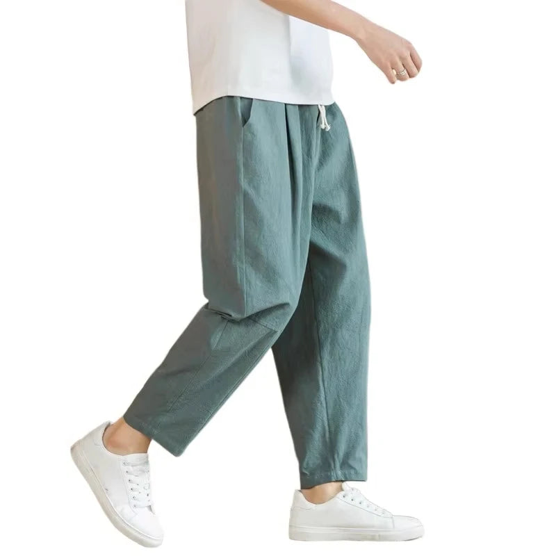 Saint Moritz Santorini loose fit trousers in lightweight fabric, shown in a relaxed fit style with a comfortable waistband.