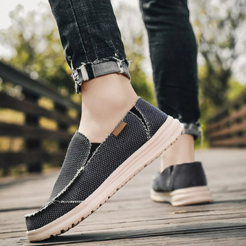 Santorini Canvas Slip-On