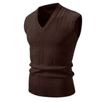 Saint Moritz Windsor sweater vest featuring a classic knit design and V-neck, perfect for layered casual or professional looks.