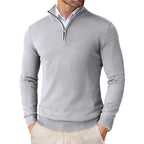 Saint Moritz Essential Winter Pullover in cozy knit fabric, featuring a classic fit and ribbed cuffs.
