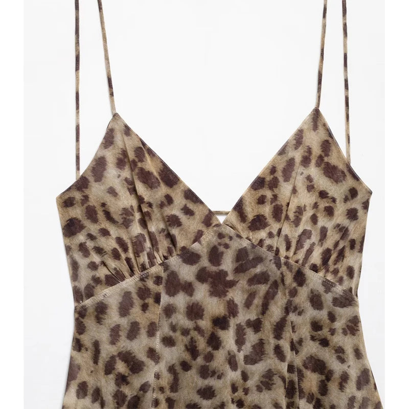 Sienna Leopard Mini Dress