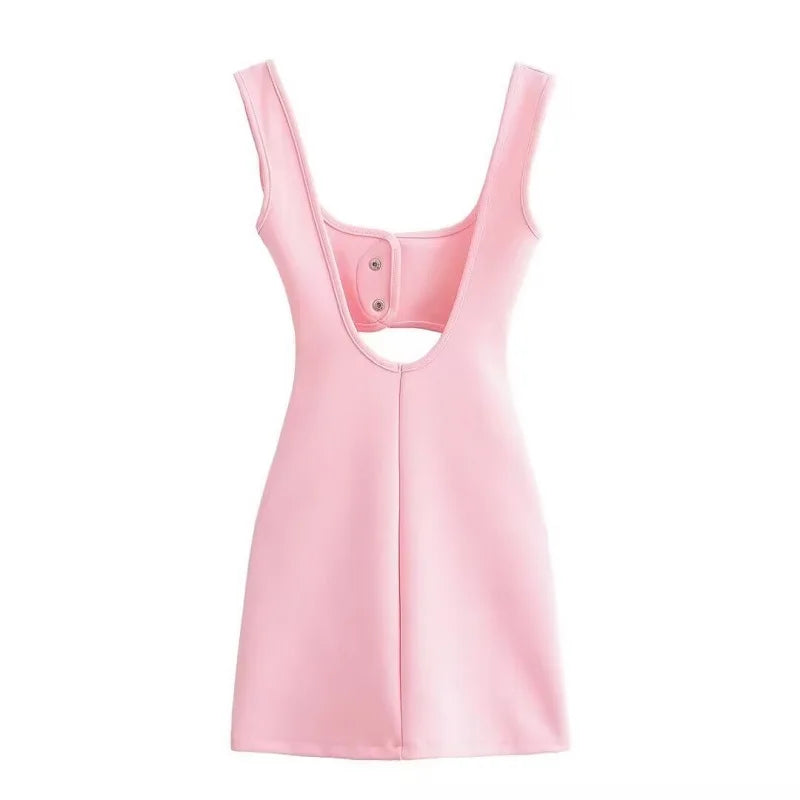 Saint Claire Soleil Mini Dress from the Summer Edit, featuring lightweight fabric and a stylish, casual summer design.