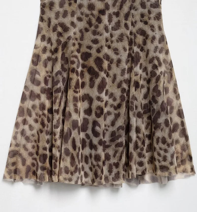 Sienna Leopard Mini Dress
