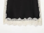 SAINT CLAIRE velour lace camisole with delicate lace details, soft velour fabric, and adjustable straps for a stylish, comfortable fit.