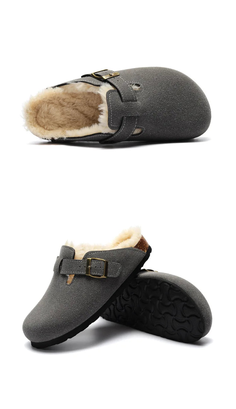 Saint Moritz St. Moritz Clog in natural leather with wooden sole, featuring a classic slip-on design and comfortable fit.
