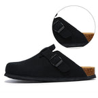 Saint Moritz Porto Clog in natural leather with a slip-on design, featuring a rounded toe and comfortable sole.