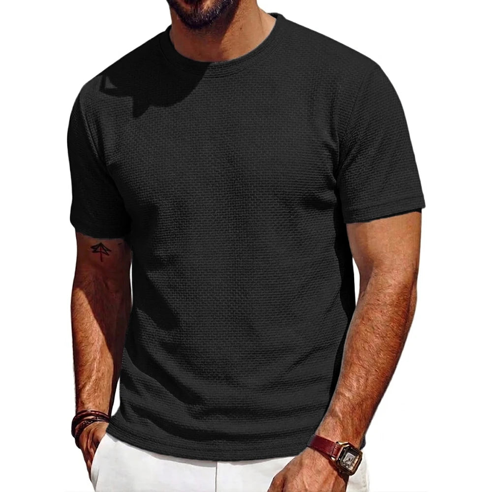 Saint Moritz Capri lightweight T-shirt in soft fabric, featuring a relaxed fit and casual style, shown in a neutral color.