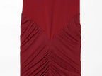 SAINT CLAIRE Milano Dress in elegant fabric, featuring a stylish silhouette and intricate detailing, perfect for sophisticated occasions.