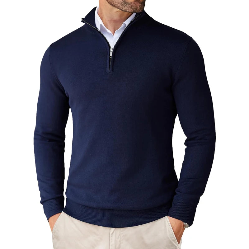 Saint Moritz Essential Winter Pullover in cozy knit, featuring a classic design and warm, comfortable fit for cold weather.