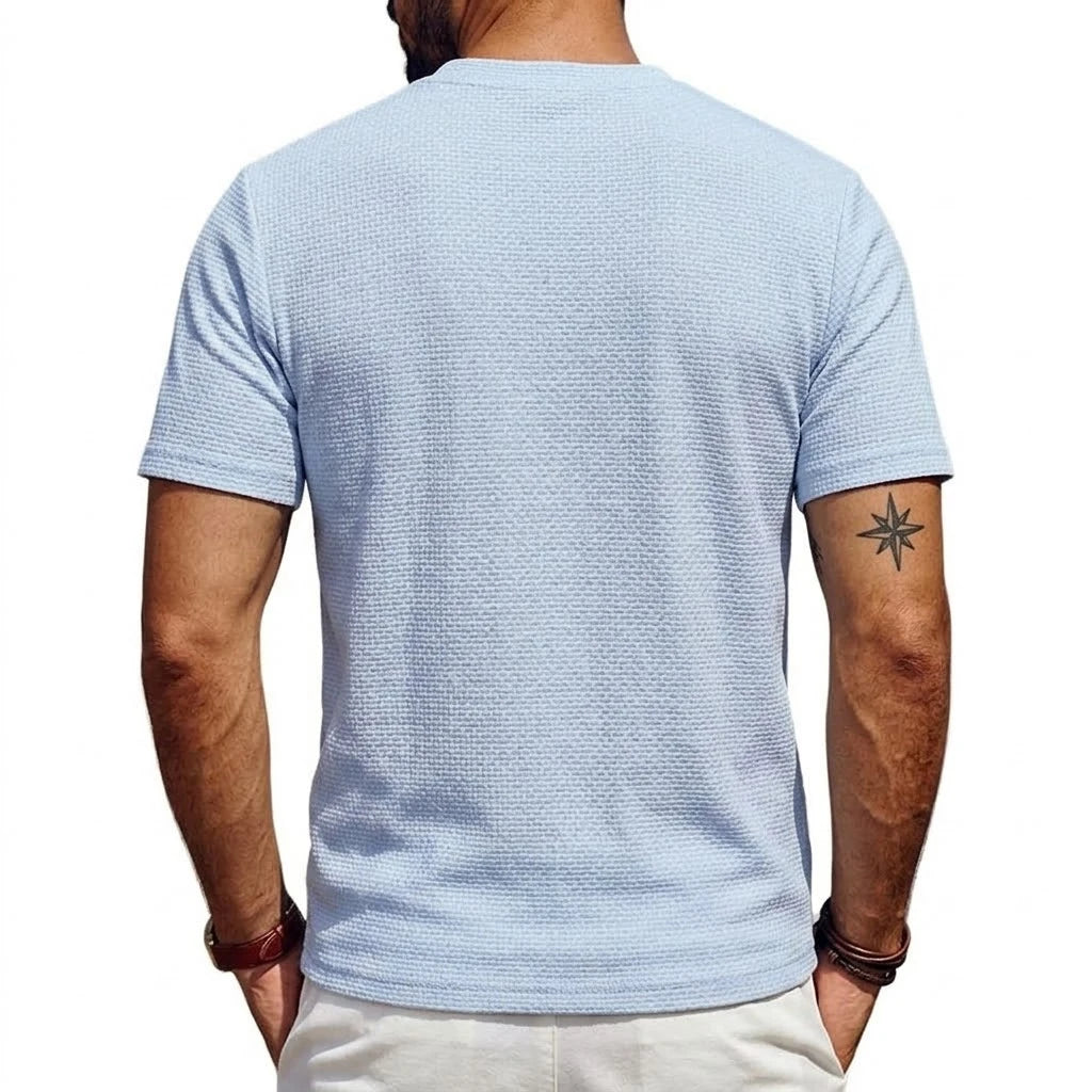 Saint Moritz Capri Lightweight Tee in soft fabric, shown in a relaxed fit with short sleeves and a classic crew neckline.