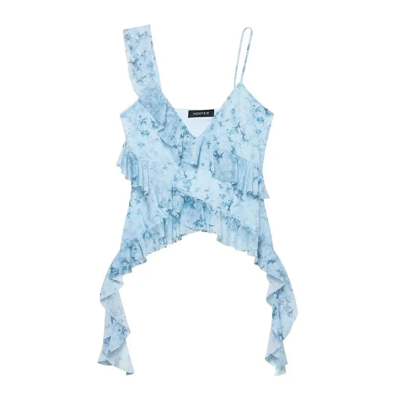 Marbella Statement Top by SAINT CLAIRE, featuring a stylish, eye-catching design with elegant fabric and trendy details.