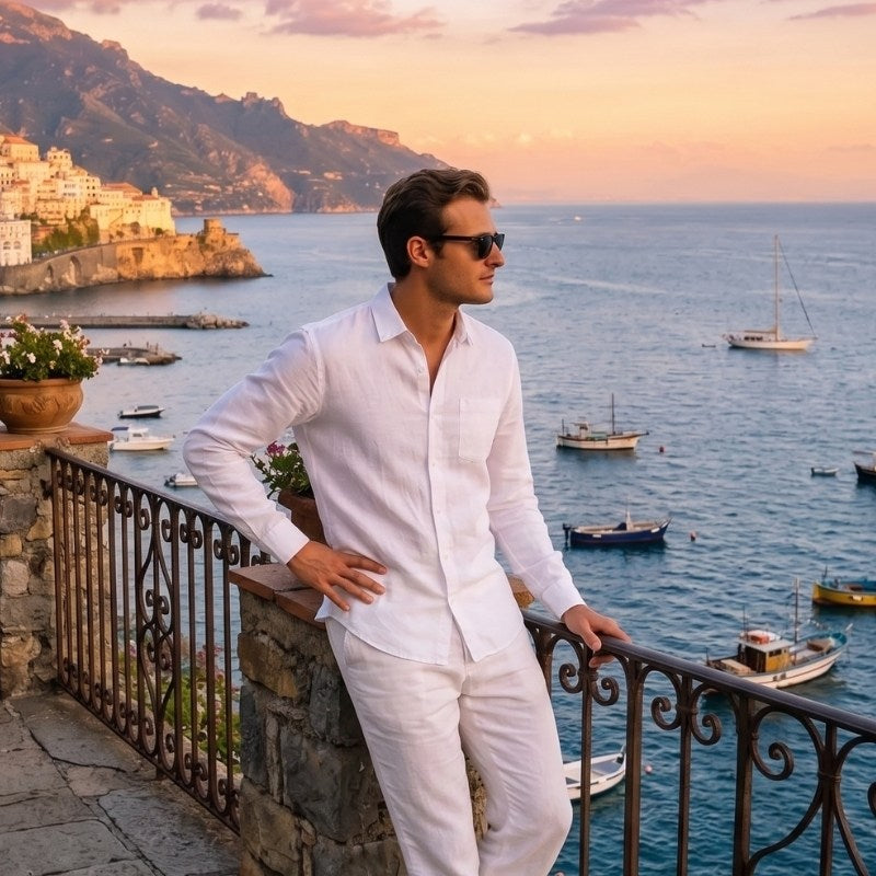 Bora Bora Resort Shirt - 100% Linen