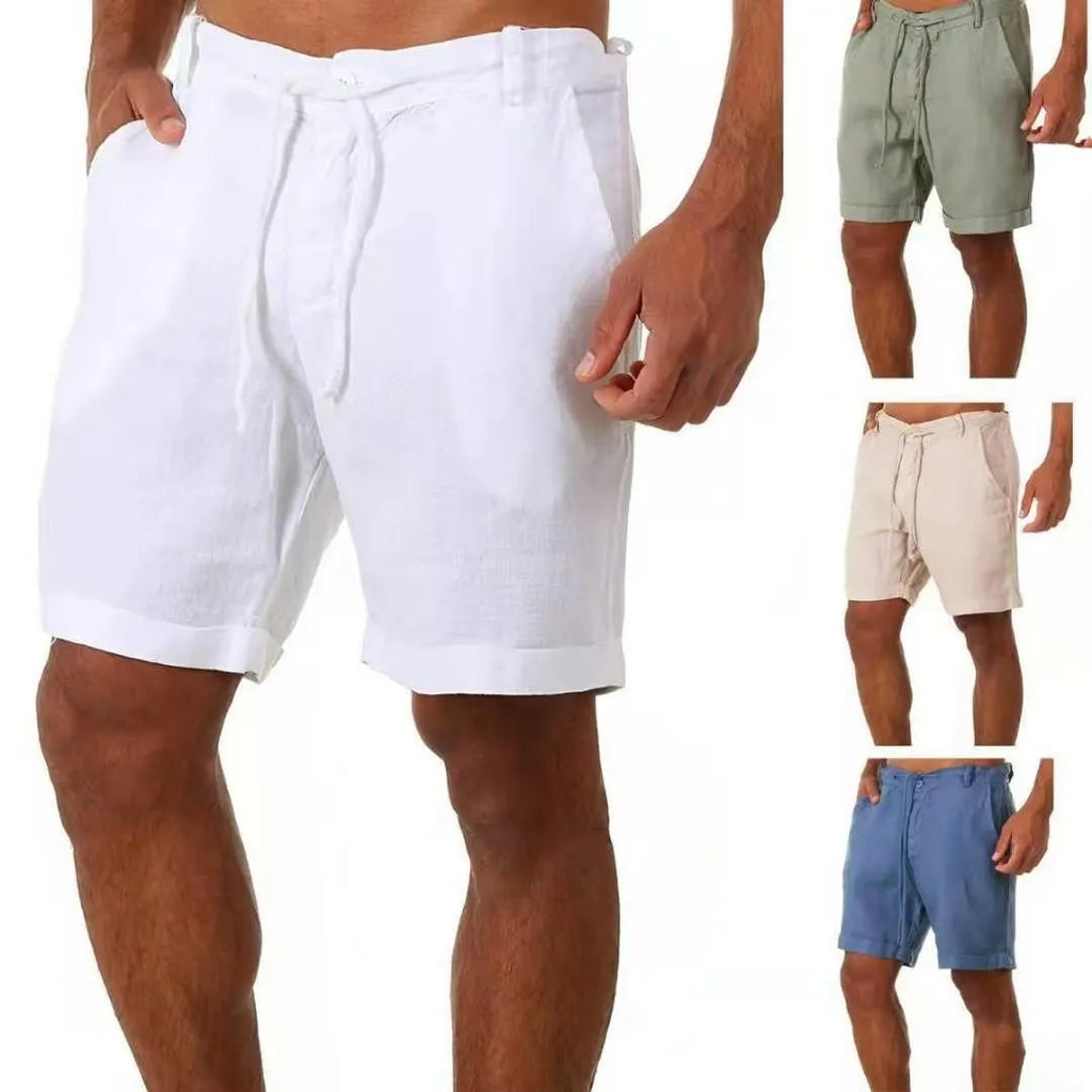Saint Moritz classic cotton shorts, stylish and comfortable men's casual shorts in a neutral color.