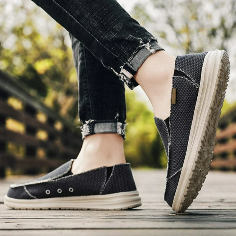 Santorini Canvas Slip-On