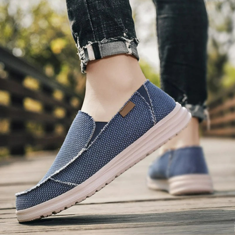 Santorini Canvas Slip-On