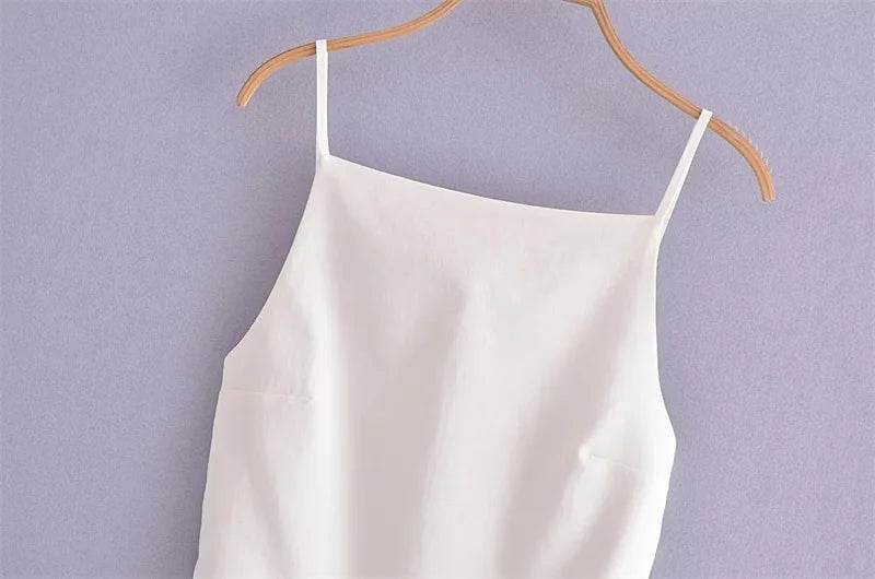 Saint Claire Celeste Cami Top in soft fabric, featuring a sleeveless design and delicate neckline, ideal for casual or chic outfits.
