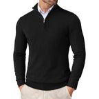 Saint Moritz Essential Winter Pullover shown in a cozy, soft fabric with a classic fit and ribbed cuffs for warmth and comfort.