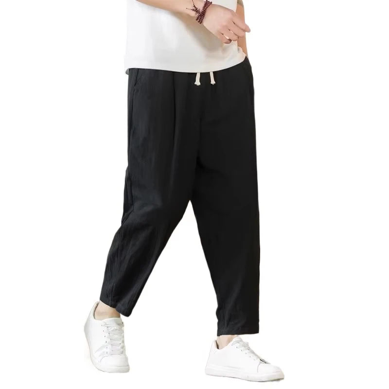 Saint Moritz Santorini loose fit trousers in lightweight fabric, shown with relaxed fit and stylish waistband detail.