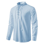 Saint Moritz Valen Heritage Shirt in classic style, featuring a soft fabric and detailed stitching, displayed on a hanger.