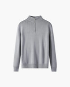Saint Moritz Essential Winter Pullover in cozy knit, featuring a classic design and ribbed cuffs, ideal for cold weather.